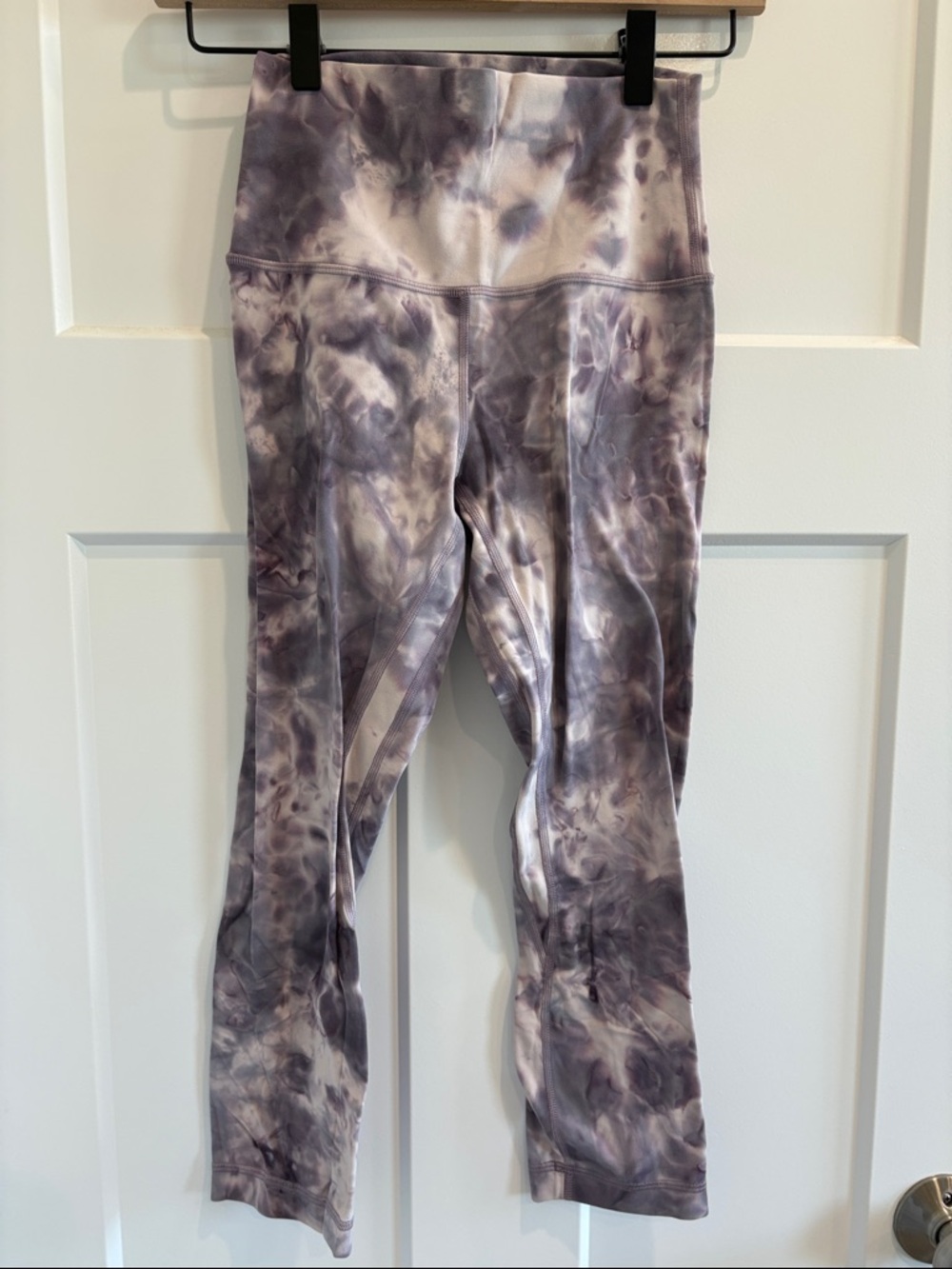 lululemon athletica Lavender Gray Tie-Dye High-Rise Leggings
